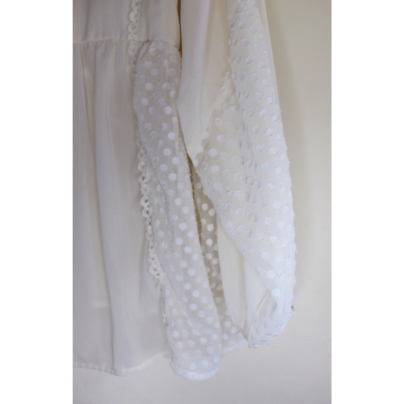 ASOS NWT Romantic Boho Long Sleeve Mixed Patterned Plus Top size 22 - Picture 3 of 8